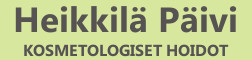 Kosmetologiset hoidot Päivi Heikkilä logo